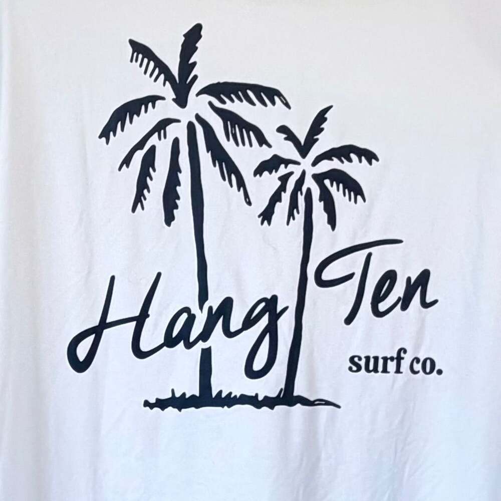 Hang Ten Long Sleeve T-Shirt White - Large NWT